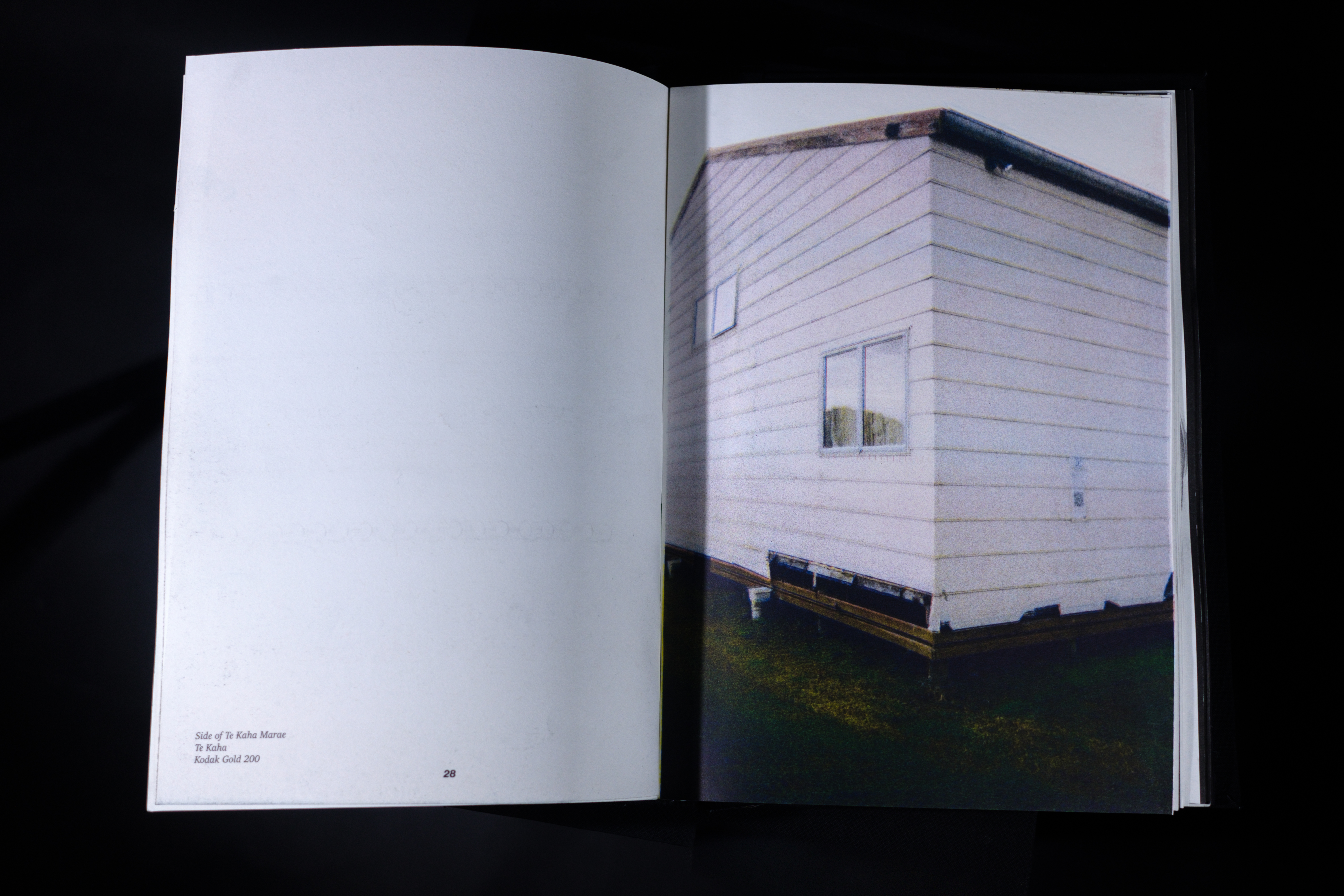 Inside spread of Finding Kuku featuring Ōmaio Marae