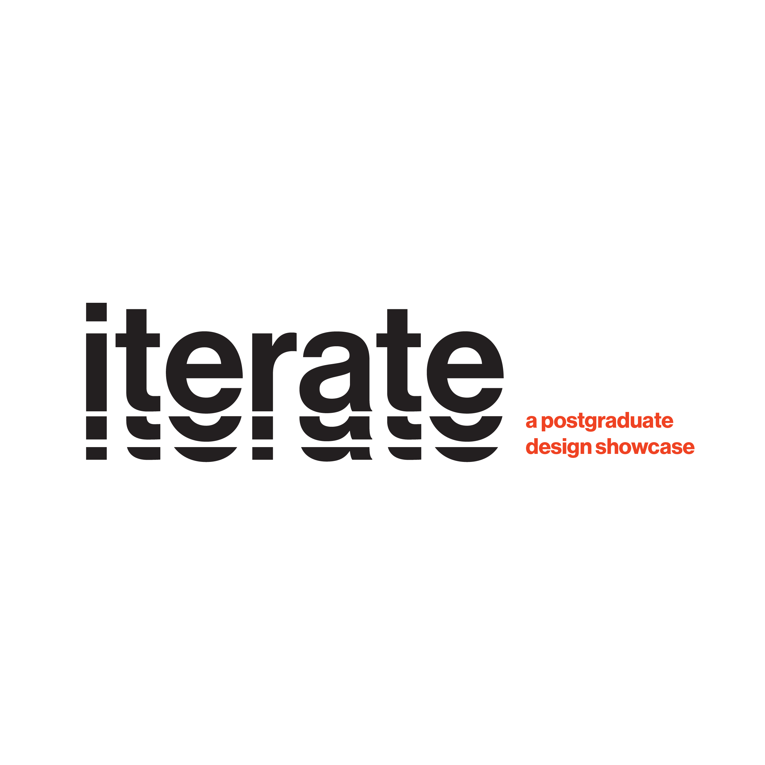Iterate horizontal logo in colour